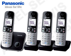 Bezdrtov telefon Panasonic KX-TG6812 QUATTRO