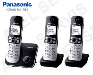 Bezdrtov telefon Panasonic KX-TG6812 TRIO